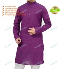 Mens Kurta Ethnic Wear Traditional Mens Shirt Kurta Cotton Indian Clothing
