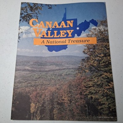 Vintage Canaan Valley A National Treasure Booklet Informational West Virginia
