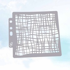 Durable Painting Templates White Reusable Plastic Stencils for Drawing Projects