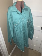 Westex Proban/FR-7A Green Welding Jacket XL Flame Resistant Cotton 2 Pockets