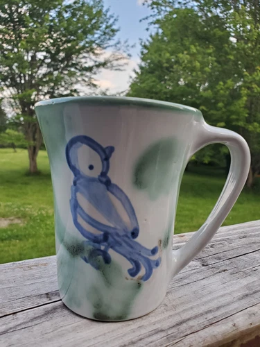 RARE M A Hadley Newbird (Bluebird) Flare Mug