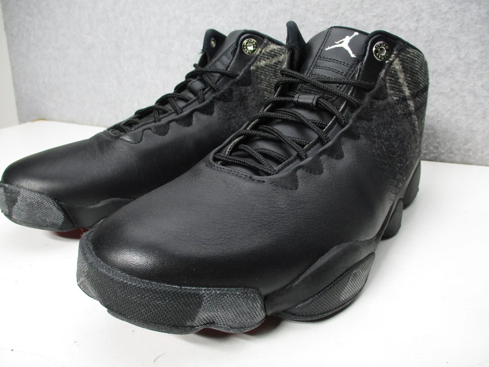 Jordan Horizon Bajo Premium Hueso Claro Lana Cuero Tenis Zapatos Para Hombre Talla 9.5 Foto 2 de 4