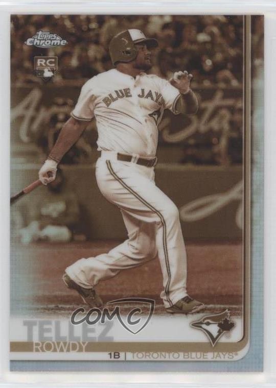 2019 Topps Chrome Sepia Refractor Rowdy Tellez #2 Rookie RC