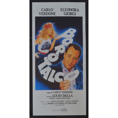 Plakat BOROTALCO Carlo Verdone Eleonora Lucio Dalla Sciotti B102