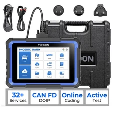 🔥2025 TOPDON Phoenix Nano 32+ OBD2 Scanner OE-level All System Diagnostic Tool