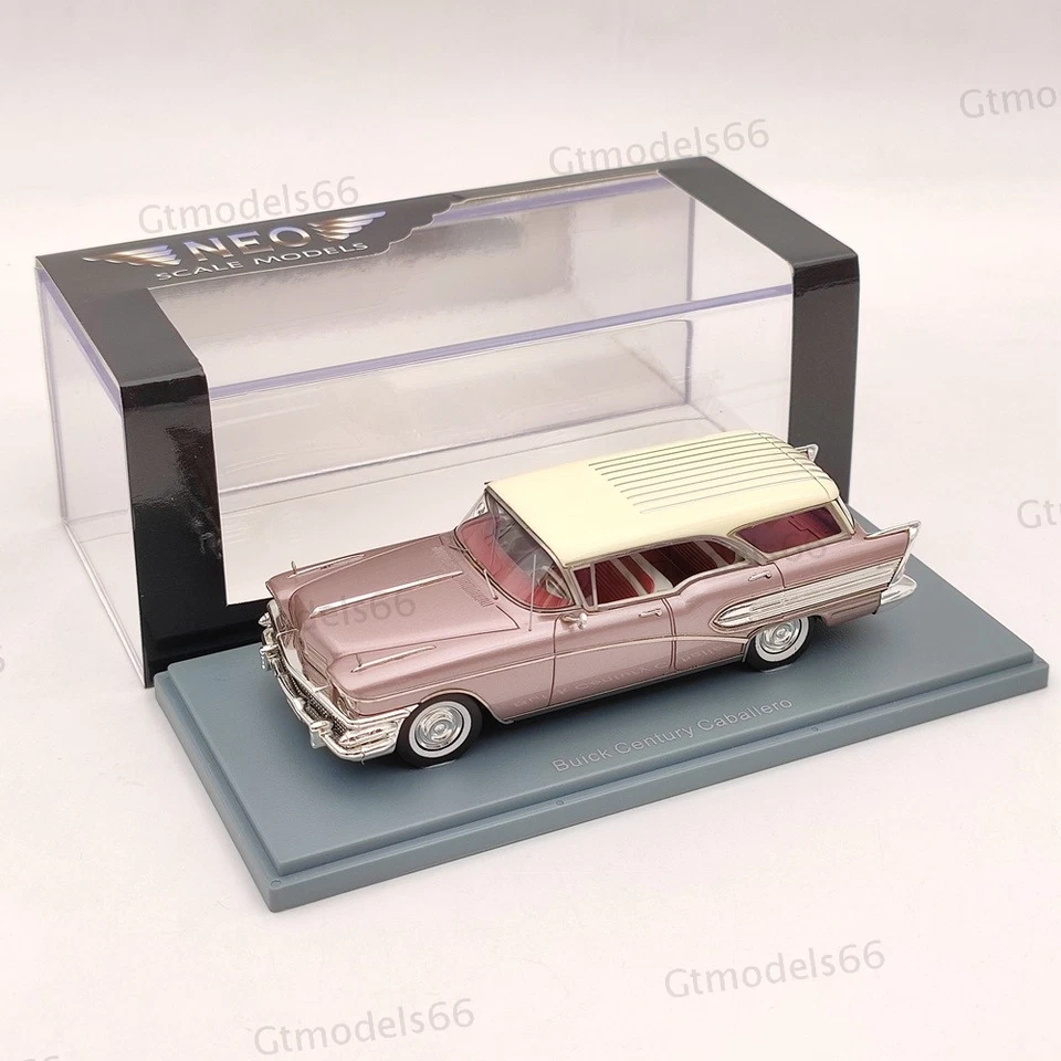 MODELOS A ESCALA 1/43 NEO Buick Century Caballero Resina Púrpura Colección Limitada Foto 2 de 4