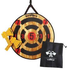 Toy Foam Axe Throwing Game - Indoor Outdoor Target Game,Includes Two Foam Axe...