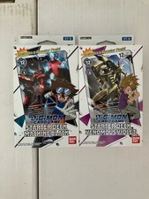 Digimon Card Game - 2 Starter Decks ST-05 Machine Black & ST-6. New & Sealed