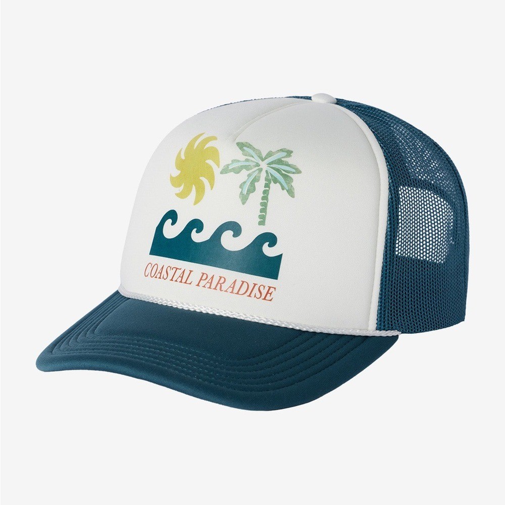 O'NEILL Arlie Surfing Trucker Hat Blue White NWT One size