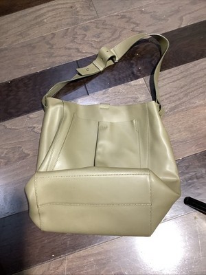 Everlane Olive Green Leather Made In Italy The Studio Bag 
