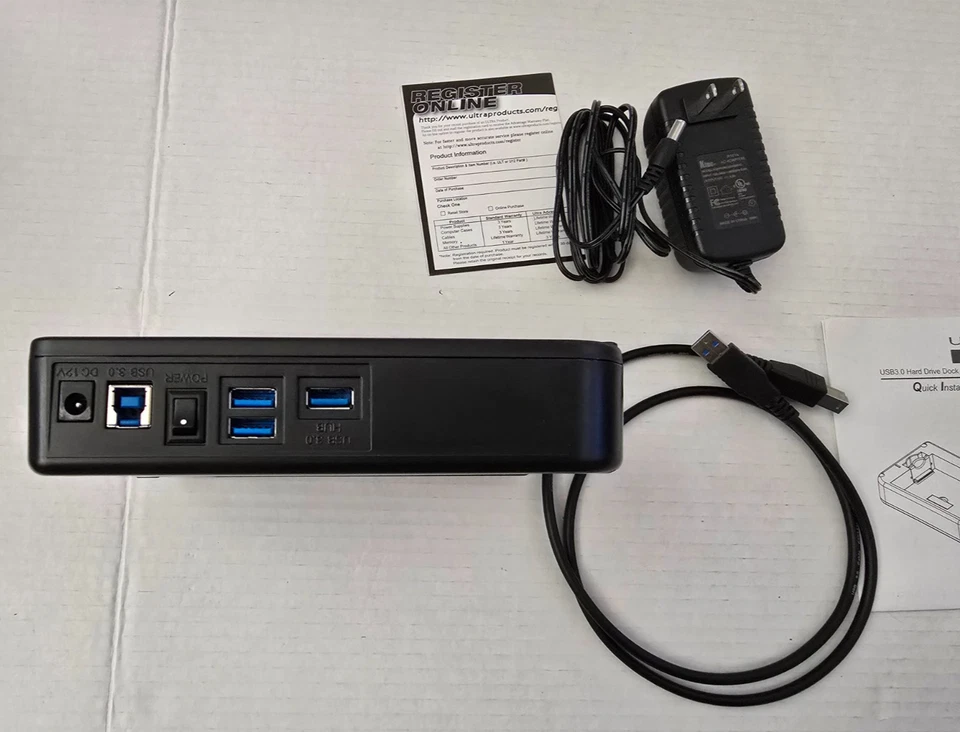 ULTRA USB 3.0 HardDrive Dock station with 3 USB Ports - Image 3 of 4