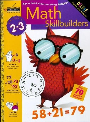 Math Skillbuilders (Grades 2 - 3) (Step Ahead) by Golden Books [Paperback]