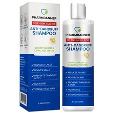 Anti-Dandruff Shampoo with Selenium Sulfide: For Flaky Scalp, Itching & Sebor...