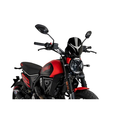 Puig Cupolino Naked N.G. SPORT FÜR DUCATI SCRAMBLER NIGHTSHIFT 23-25 SCHWARZ