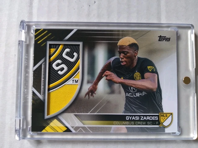 2019 Topps MLS Gyasi Zardes Logo Patch /5 Crests Honor Columbus Crew SC Relic ⭐