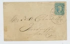 Mr Fancy Cancel CSA 12a MILKY BLUE LADIES COVER TIED BLUE ADAM'S RUN SC CDS