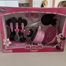 Disney Minnie Mouse Cooking Set Pots Pans Exclusive Playset