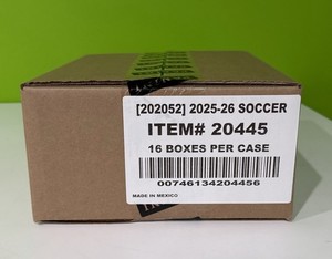 2025-26 Panini Pitch Kings Soccer Hobby Case International Factory Sealed 16 Box