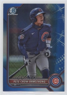 2022 Bowman Chrome Prospects Blue Refractor 47/150 Pete Crow-Armstrong ni4