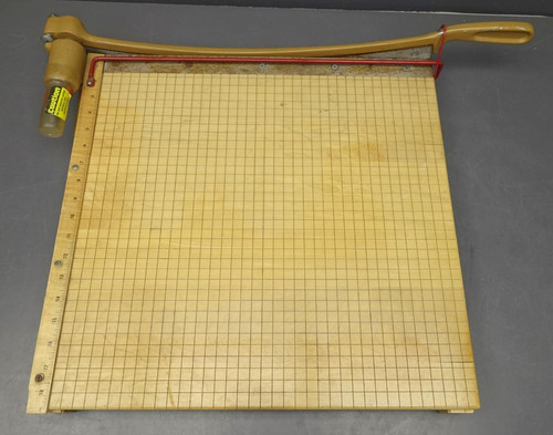 Swingline Ingento Vtg Craft Paper Trimmer Wood Cutting Board #1152 USA