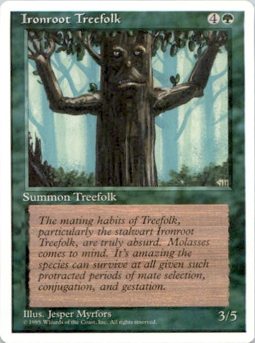 Ironroot Treefolk Fourth Edition NM