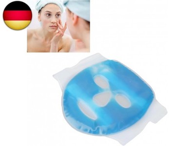 Kühlmaske Gesicht mit Gel Perlen - Kalt & Warm Kompressionsmaske für M
