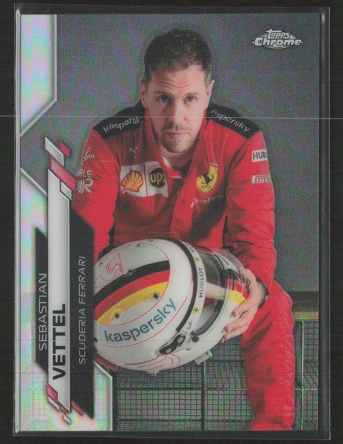 Sebastian Vettel 2020 Topps Chrome Formula 1 #3b SP Variation Scuderia Ferrari