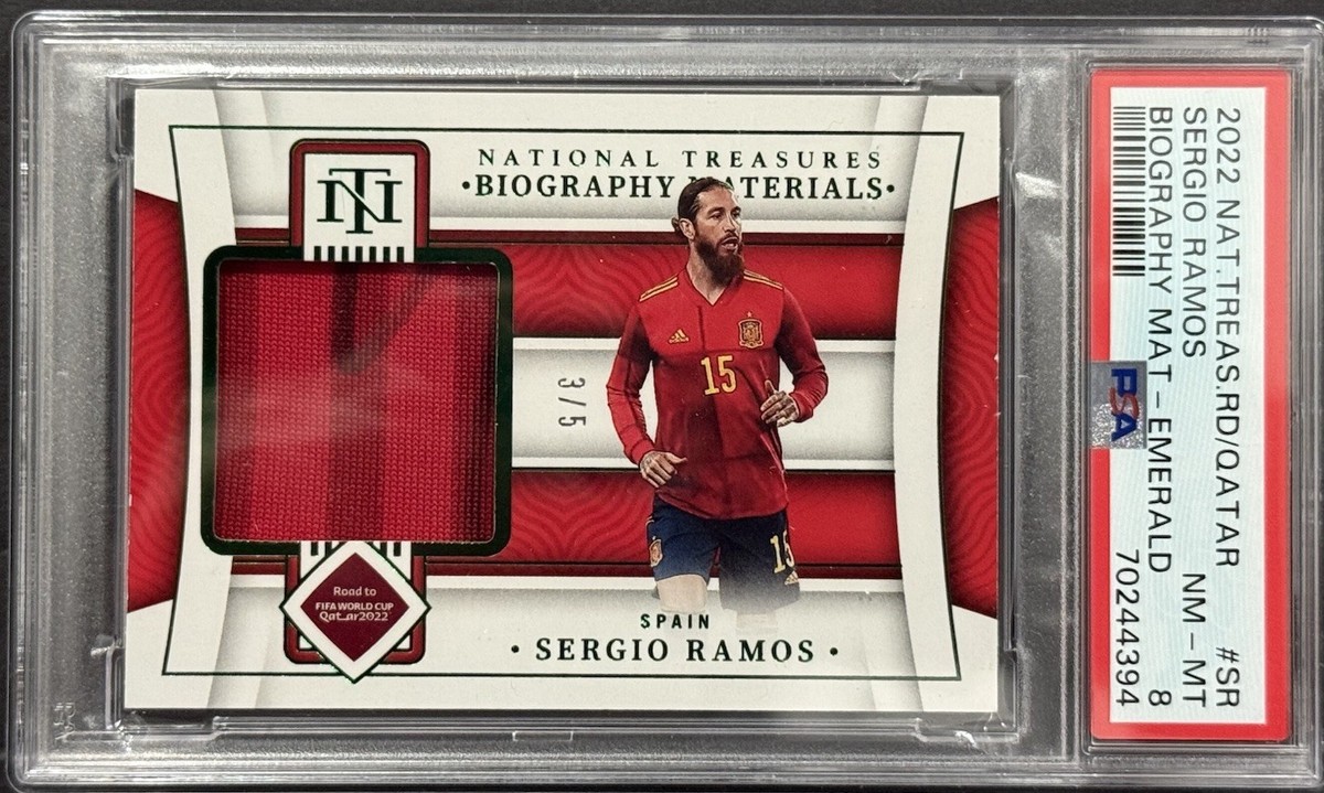 2022 Panini National Treasures Sergio Ramos Player Worn Patch