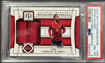 2022 Panini National Treasures Sergio Ramos Player Worn Patch