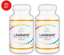 2 AUTHENTIC LifePharm Laminine Supplement 120 Capsules Total - EXP 07/2026!