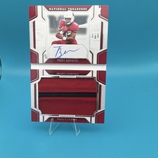 2024 Panini National Treasures Rookie Trey Benson Auto Patch Booklet #93/99 Car…