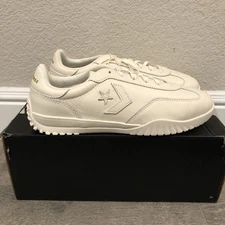 New Converse Run Star Trainer Leather White Casual Sneaker Men's Shoes Size 10.5