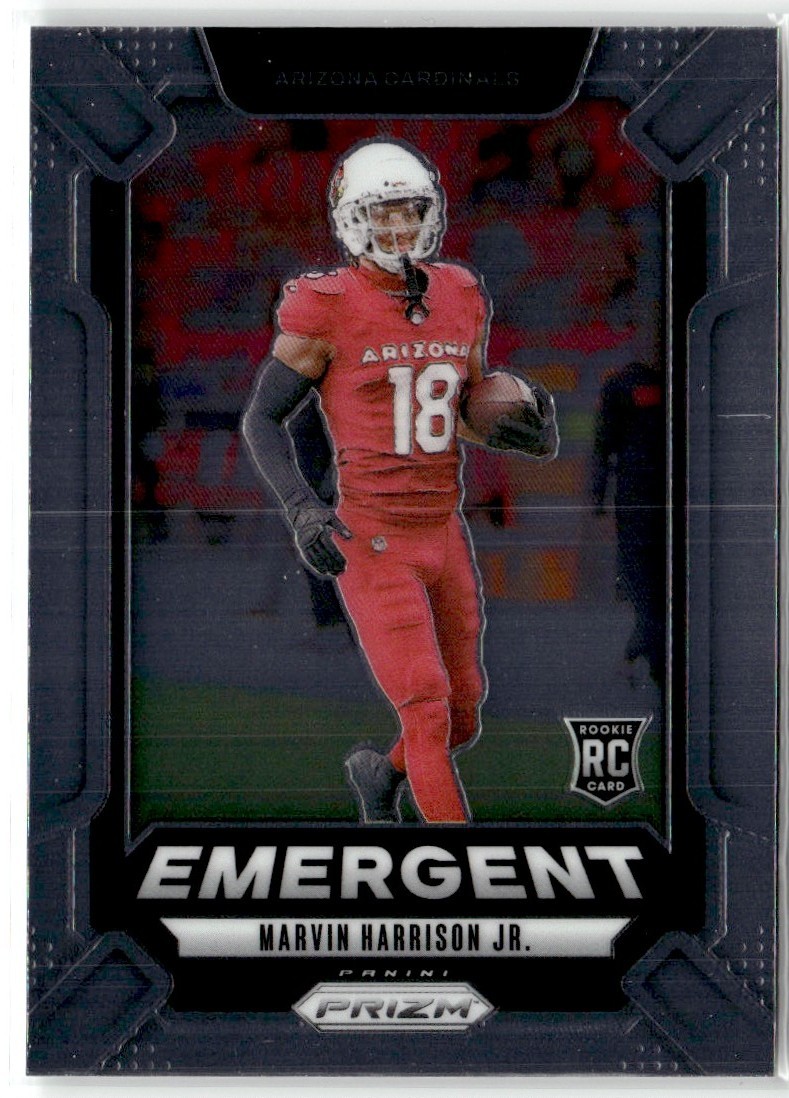 2024 PANINI PRIZM EMERGENT MARVIN HARRISON JR. ARIZONA CARDINALS RC #5