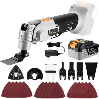 Cordless Oscillating Tool - 3.2° Oscillation, Instant Blade Changes