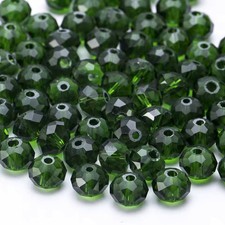 4 6 8 10mm Faceted Crystal Beads Clear 8mm Glass Bead for DIY Bracelet Jewelry
