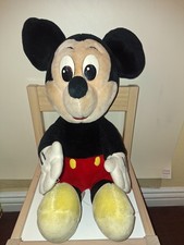 Vintage Mickey Mouse Plush Disneyland Walt Disney World