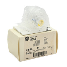 Allen Bradley 855E-LL10Y /A Yellow LED Lamp 50mm Stack Light 120V