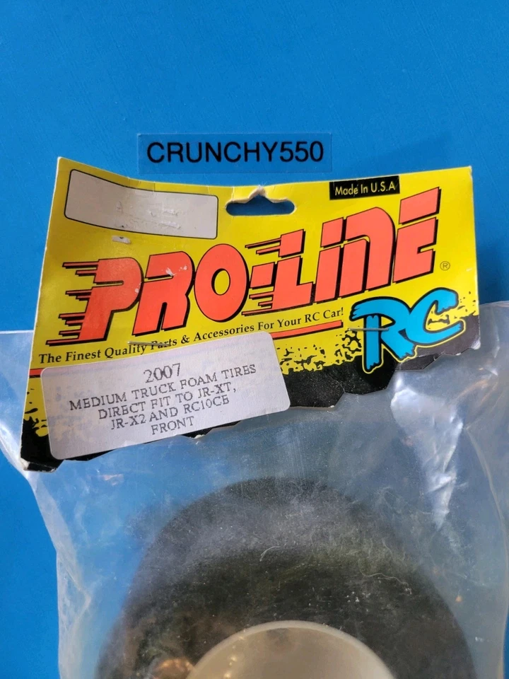 Proline 2007 2.2 Front Truck Foam Tires Dish Rim JRXT JRX2 RC10CE  Vintage RC - Image 2 of 4