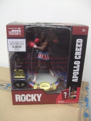 APOLLO CREED PLATINUM CHASE 6'' McFarlane Rocky Movie  Posed Figure