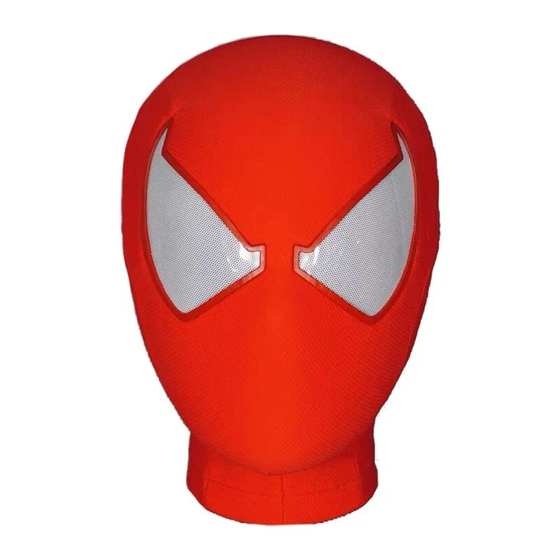 Scarlet Spider-Man Mask Spiderman Ben Reilly Full Mask Cosplay Costume Halloween - Image 3 of 4