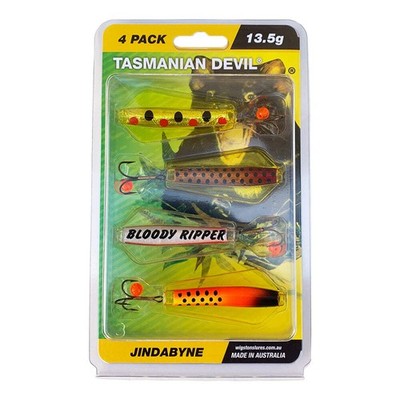 Wigston's Tasmanian ''Tassie'' Devil Lure 13.5g Lake 4 Pack
