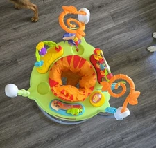 Fisher-Price Baby Bouncer Tiger Time Jumperoo Activity Center with Lights Music