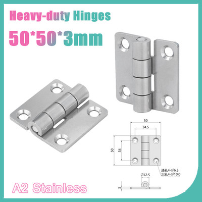 2-inch Hinges Heavy-duty A2 Stainless Hinges Industrial Hinges for Cabinet Boxes