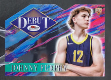 2024-25 Topps Finest Basketball Johnny Furphy RC Debut Die Cut D-22 Pacers