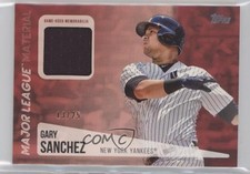 2019 Topps Major League Material Relics Red /25 Gary Sanchez #MLM-GS 4r3