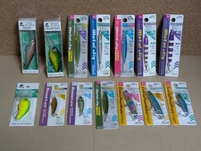 Daiso Seria Fishing Lure Set 40pcs Minnow Popper Vibration Metal Jig Plug