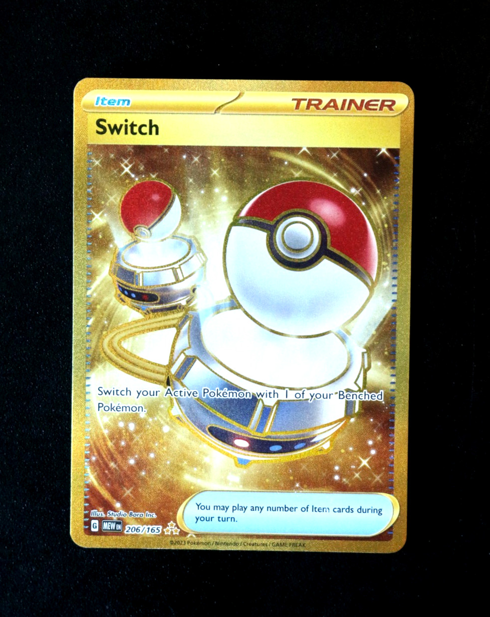 Pokémon Card TCG - Switch 206/165 - Scarlet & Violet 151 - Hyper Rare - NM ⭐