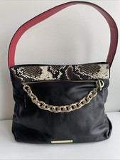 Amanda Wakeley Black Leather Shoulder Bag