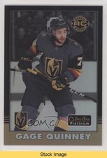 2020-21 O-Pee-Chee Platinum Retro Rainbow Black Pack Wars Gage Quinney READ o1h