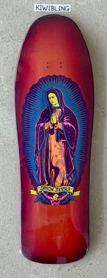 Santa Cruz Jason Jessee Guadalupe Neon Sunburst Skateboard Deck